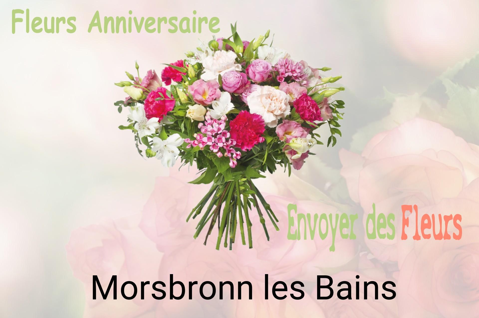Bouquet de fleurs d’anniversaire livré à Morsbronn-les-Bains